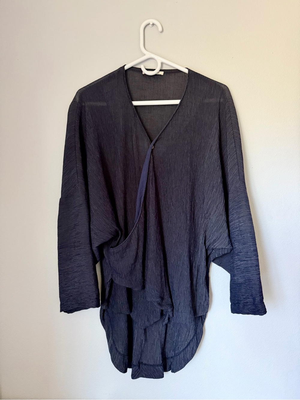 Oversized Wrap Top